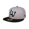 New Era LV City Collection Silver/Black 59FIFTY Fitted Hat
