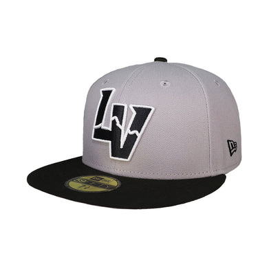 Las Vegas Aviators New Era LV Silver/Black 59FIFTY Fitted Hat