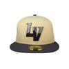 Las Vegas Aviators New Era LV Vegas Gold/Graphite 59FIFTY Fitted Hat