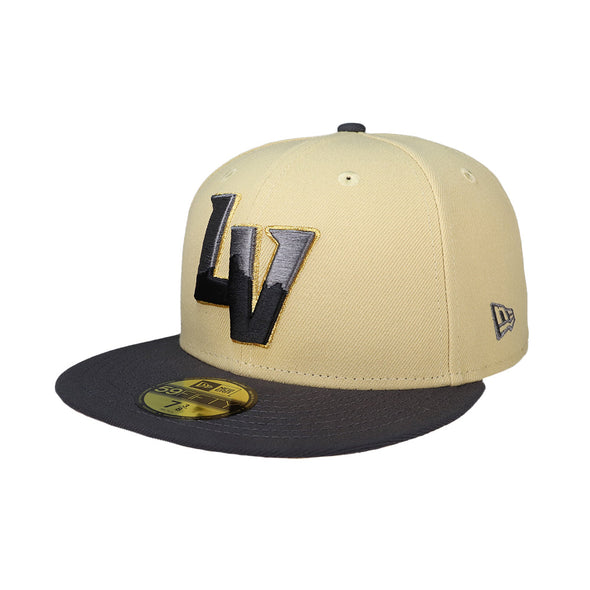 Las Vegas Aviators New Era LV Vegas Gold/Graphite 59FIFTY Fitted Hat