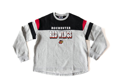 Rochester Red Wings Womens Colorblock Crewneck Sweatshirt