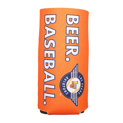 Las Vegas Aviators Wincraft Beer Baseball/LV Monogram Orange/Navy 20-24oz 2-Sided Can Cooler