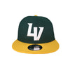 Las Vegas Aviators New Era LV/A's Affiliate Green/Yellow 9FIFTY Snapback Hat