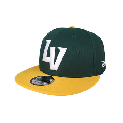 Las Vegas Aviators New Era LV/A's Affiliate Green/Yellow 9FIFTY Snapback Hat