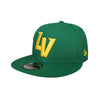 Las Vegas Aviators New Era LV/A's Affiliate Kelly Green 9FIFTY Snapback Hat