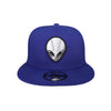 Las Vegas 51s New Era Alien Head Dark Royal 9FIFTY Snapback Hat