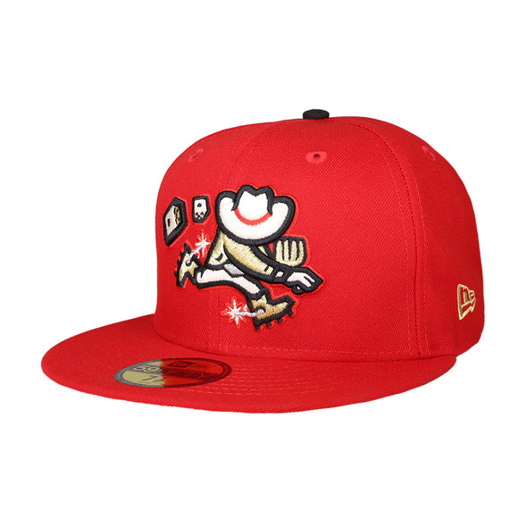 Las Vegas Gamblers New Era Theme Night Collection Red/Black 59FIFTY Fitted Hat