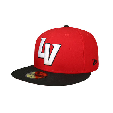 Las Vegas Aviators New Era LV Red/Black 59FIFTY Fitted Hat