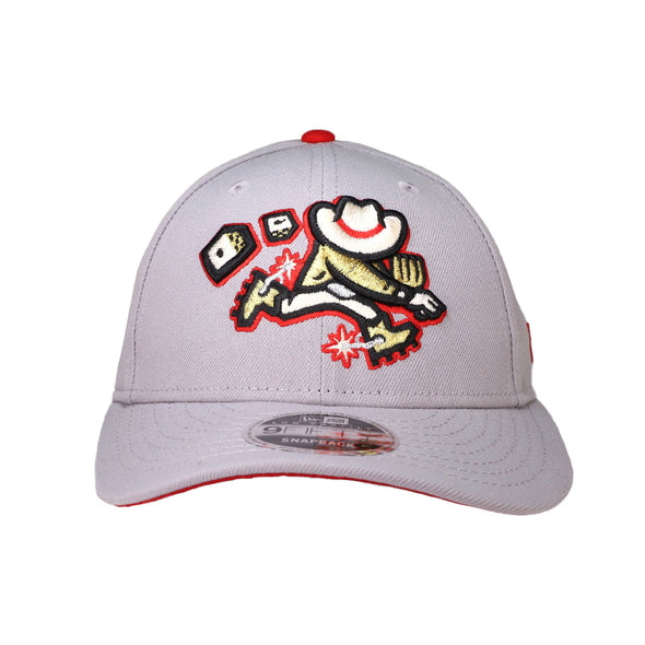 Las Vegas Gamblers New Era Theme Night Collection Gambler Gray Low Profile 9FIFTY Snapback Hat