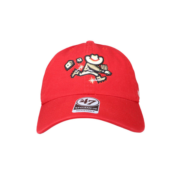 Las Vegas Gamblers '47 Brand Theme Night Collection Gambler Red Clean Up Strapback Hat