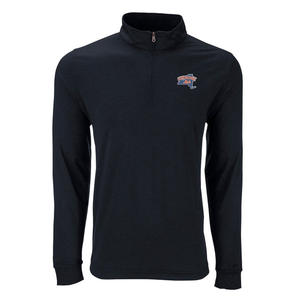 Syracuse Mets Black 1/4 Zip Pullover