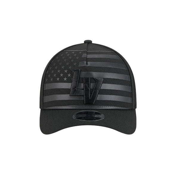 New Era LV Flag Black 9FORTY A-Frame M-Crown Snapback Hat