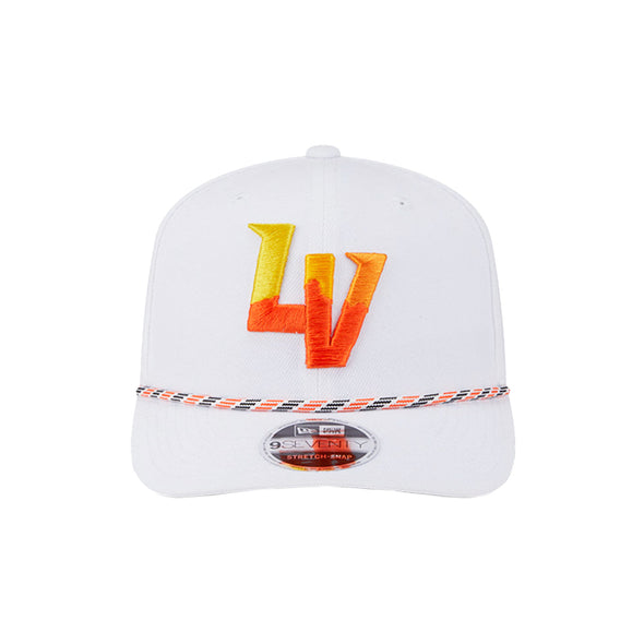 New Era LV White 9SEVENTY Stretch-Snapback Hat