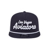 New Era Navy Text Golfer Snapback Hat
