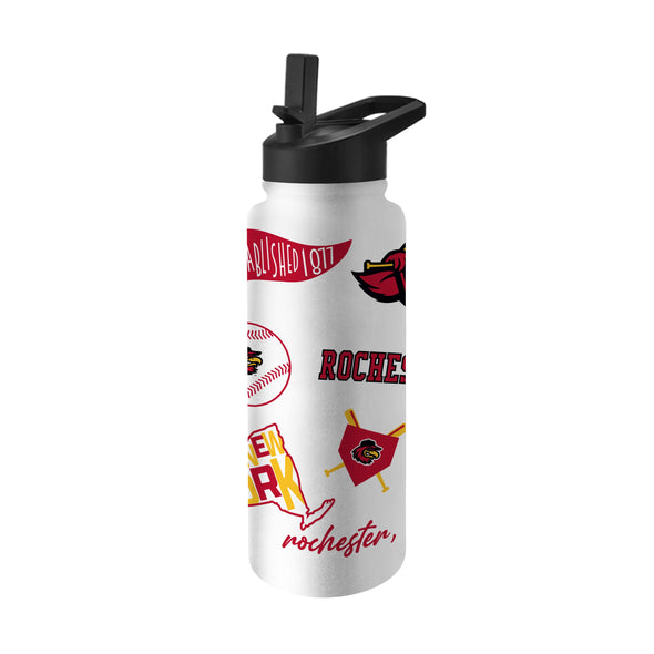 Rochester Red Wings 34oz Water Bottle