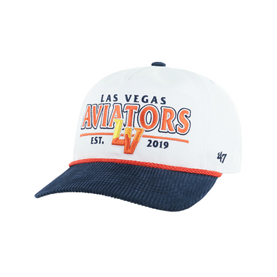 Las Vegas Aviators '47 Brand White/Navy Rustic Hitch Snapback Cap