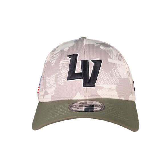New Era 2025 Armed Forces Day LV Camo/Green 39THIRTY Stretch Fit Hat