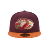 Las Vegas Belly Busters New Era Theme Night Collection On-Field Maroon/Rust 59FIFTY Fitted Hat