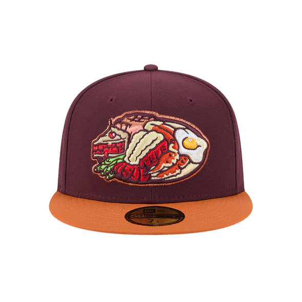 Las Vegas Belly Busters New Era Theme Night Collection On-Field Maroon/Rust 59FIFTY Fitted Hat