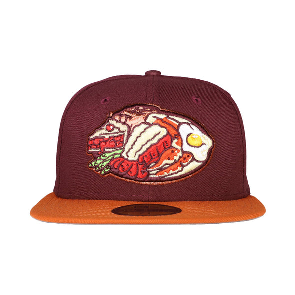 Las Vegas Belly Busters New Era Theme Night Collection On-Field Maroon/Rust 59FIFTY Fitted Hat