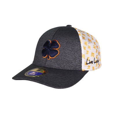 Black Clover LV 7 Inning Charcoal/White Stretch Fit Hat
