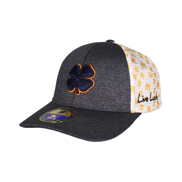 Black Clover LV 7 Inning Charcoal/White Stretch Fit Hat