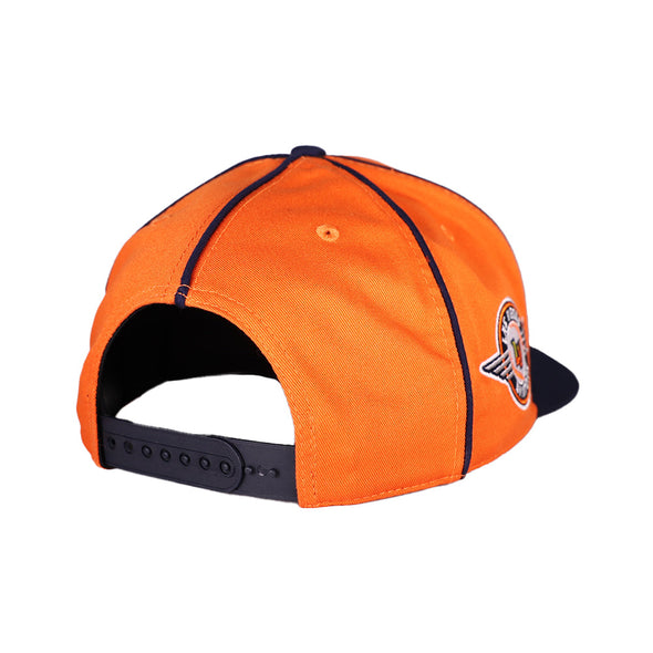 Black Clover Aviators Classic Orange/Navy Snapback Hat