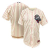 Adult Cream Pinstripe Jersey