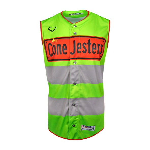 Las Vegas Cone Jesters Evoshield Theme Night Collection Yellow/Orange Authentic Jersey