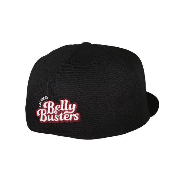 Las Vegas Belly Busters New Era Theme Night Collection Black 59FIFTY Fitted Hat