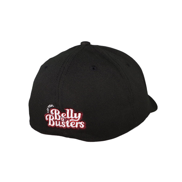 Las Vegas Belly Busters New Era Theme Night Collection Black 39THIRTY Stretch Fit Hat