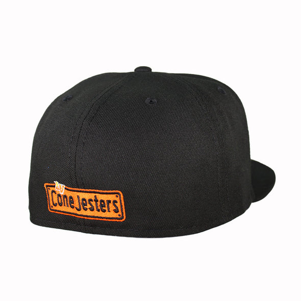 Las Vegas Cone Jesters New Era Theme Night Collection Black 59FIFTY Fitted Hat