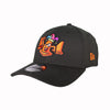 Las Vegas Cone Jesters New Era Theme Night Collection Black 39THIRTY Stretch Fit Hat