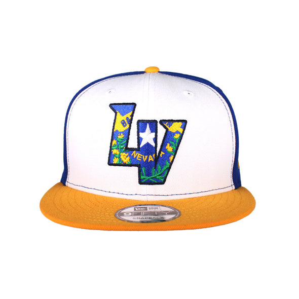 New Era LV Nevada Flag White/Royal/Gold 9FIFTY Snapback Hat