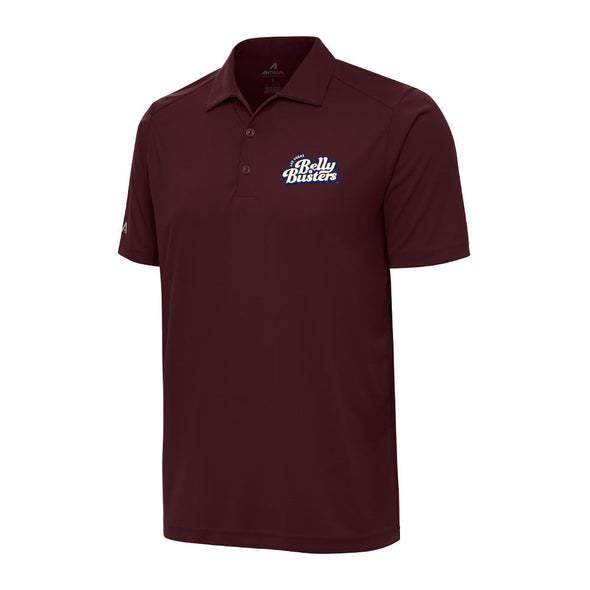 Las Vegas Belly Busters Antigua Theme Night Collection Maroon Tribute Short Sleeve Polo