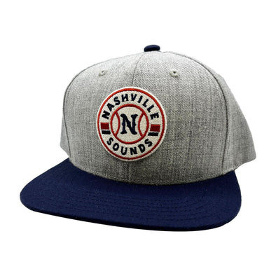 Nashville Sounds American Needle Archive 400 Grey & Navy Primary Logo Hat