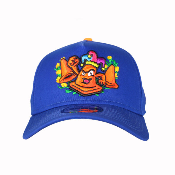 Las Vegas Cone Jesters New Era Theme Night Collection State Flower Blue 9FORTY A-Frame Snapback Hat