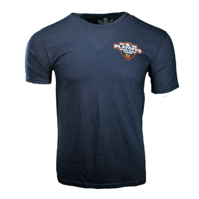 GoTeez 2025 1st Half Champion Schedule Navy Tri-Blend Short Sleeve T-Shirt