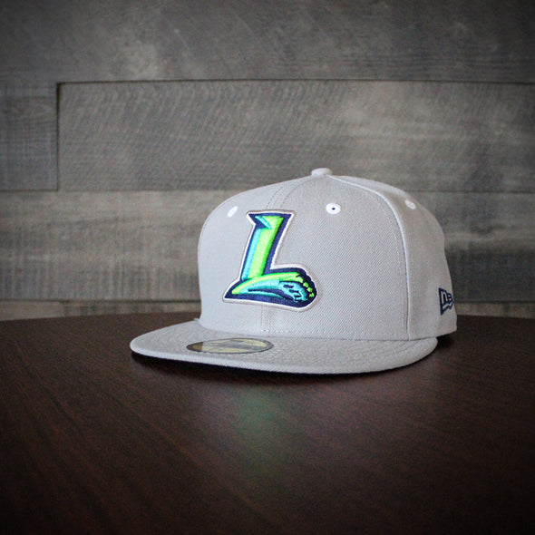 Lynchburg Hillcats Hillcats High Crown Gray Road Fitted Cap