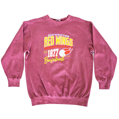 Rochester Red Wings Retro Washed Crewneck