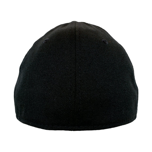 New Era 39-30 Flex Fit Black Primary Cap