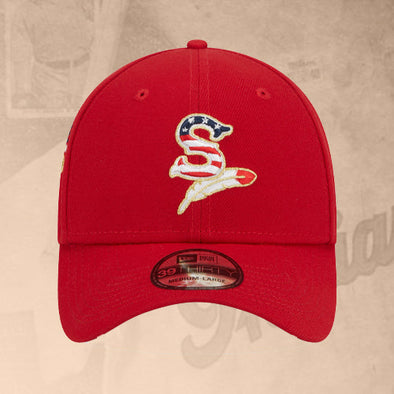 Spokane Indians New Era 39THIRTY Flex Fit 2023 4th of July Cap