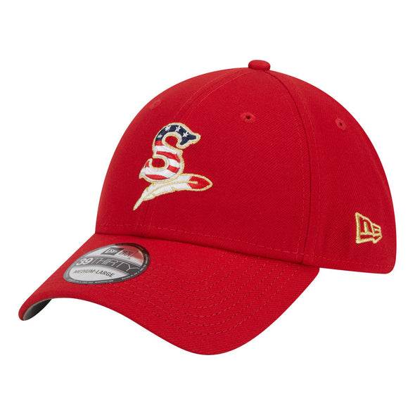 Spokane Indians New Era 39THIRTY Flex Fit 2023 4th of July Cap