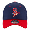 Spokane Indians New Era 39THIRTY Flex Fit BP Navy Home Logo Cap