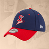 Spokane Indians New Era 39THIRTY Flex Fit BP Navy Home Logo Cap