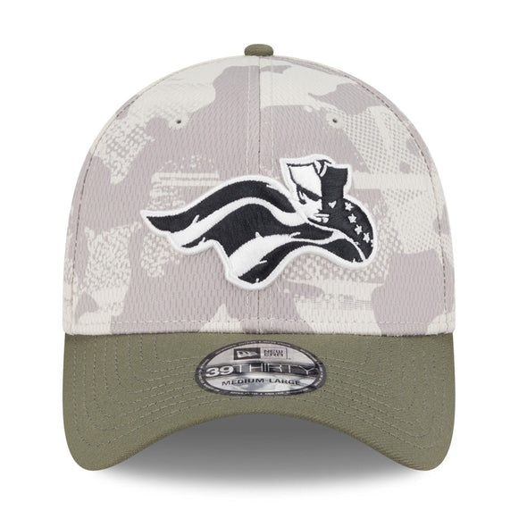 Somerset Patriots New Era 39Thirty 2025 Armed Forces Flex Fit Cap
