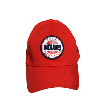 Spokane Indians New Era 39THIRTY Flex Fit Gameday Red Cap