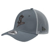 Spokane Indians New Era 39THIRTY Flex Fit Gray & Graphite Cap