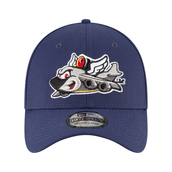 Spokane Indians New Era 39THIRTY Flex Fit KC Navy Cap