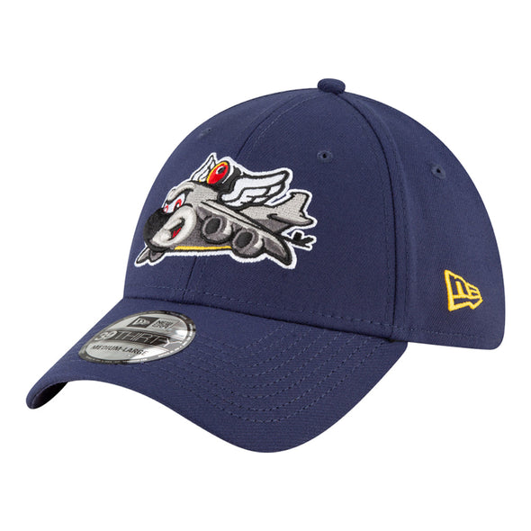 Spokane Indians New Era 39THIRTY Flex Fit KC Navy Cap